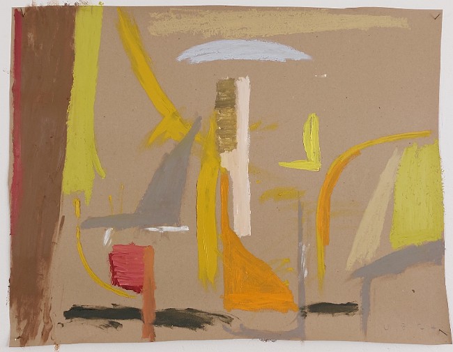 Komposition_00_2024_Oel _Papier_60x80cm